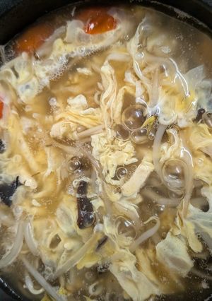 優しい酸味の酸辣湯(サンラータン、スーラータン)-レシピのメイン写真