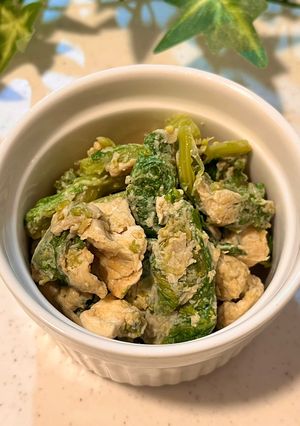 菜花と揚げのさっぱり炒り卵-レシピのメイン写真