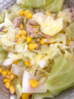 【離乳食】お野菜たっぷりキャベツナ-レシピのメイン写真
