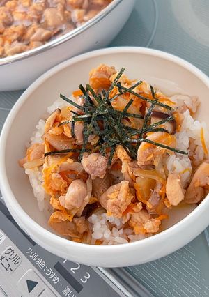 これなら人参も食べられる！栄養満点！親子丼-レシピのメイン写真