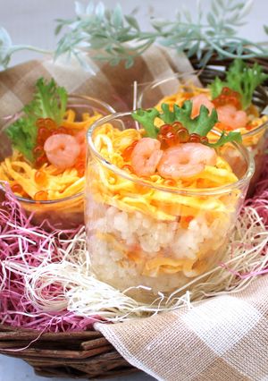 春の彩り　甘酒ご飯のちらし寿司-レシピのメイン写真