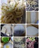 水なし材料2つ★絹豆腐うどん★食育にも
