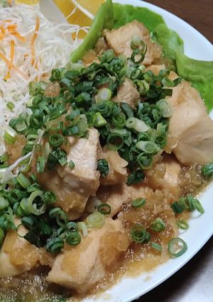 鶏むね肉のみぞれ焼き-レシピのメイン写真