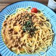 チョレギドレッシングで簡単納豆パスタ