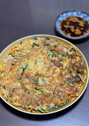 米粉でサックリ絶品野菜チヂミ♪-レシピのメイン写真