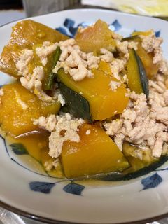 かぼちゃのそぼろ煮-レシピのメイン写真