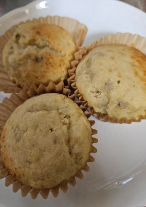美味しさ満点💯！米粉バナナマフィン-レシピのメイン写真