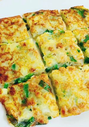 じゃがいもで作る納豆チヂミ　-レシピのメイン写真