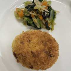 รูปของ ヘルシー！大豆と豆腐の親子コロッケ