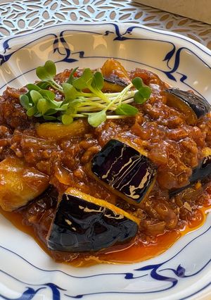 【簡単夕食】とろとろナスの麻婆茄子-レシピのメイン写真