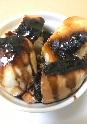 こま切りパンのトースト●チョコシロップ-レシピのメイン写真