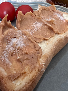 ♡今日の朝ごはん♡ピーナッツバターパン♡-レシピのメイン写真