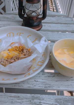 ツナキムチたまごお豆腐たまごスープ-レシピのメイン写真