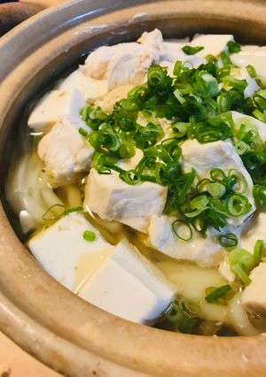 プチッと鍋●鶏肉のネギうどん鍋-レシピのメイン写真