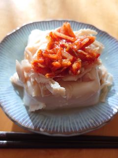 キムチとサラダチキンのレモン風味豆腐-レシピのメイン写真