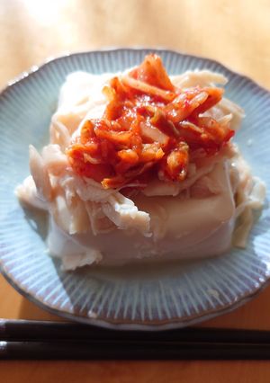 キムチとサラダチキンのレモン風味豆腐-レシピのメイン写真