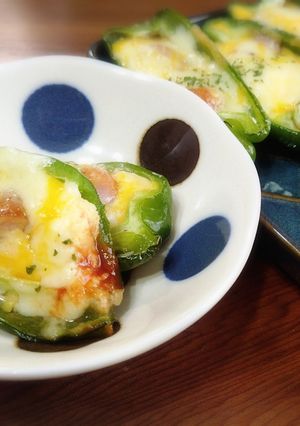 ＊ピーマンカップのソーセージ卵焼き＊-レシピのメイン写真