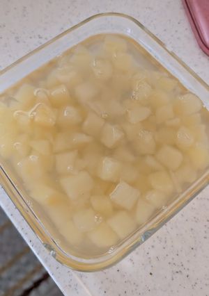 りんご缶で簡単！棒寒天でりんごゼリー-レシピのメイン写真