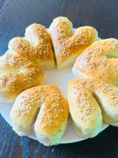 手作りハートのバンズ-レシピのメイン写真