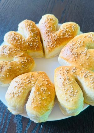手作りハートのバンズ-レシピのメイン写真