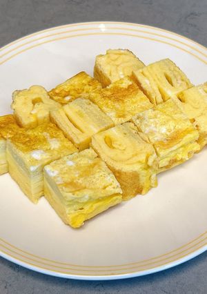 海外でも!ほんのり甘いふわふわ卵焼き-レシピのメイン写真