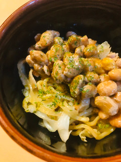 毎日の納豆●納豆焼きそば-レシピのメイン写真