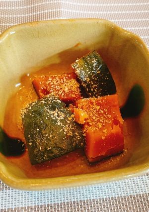 かぼちゃのごままぶし-レシピのメイン写真