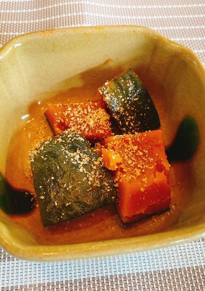 かぼちゃのごままぶし-レシピのメイン写真