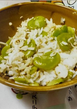そら豆としらすの混ぜごはん-レシピのメイン写真