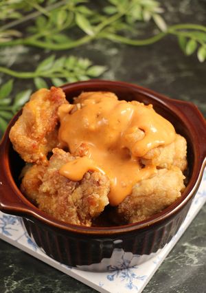 簡単!揚げない☆梅にんにく唐揚げ-レシピのメイン写真