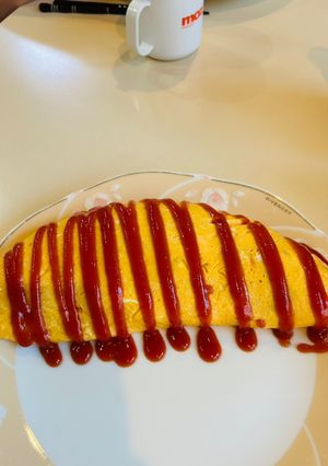 オムライスの巻き方-レシピのメイン写真