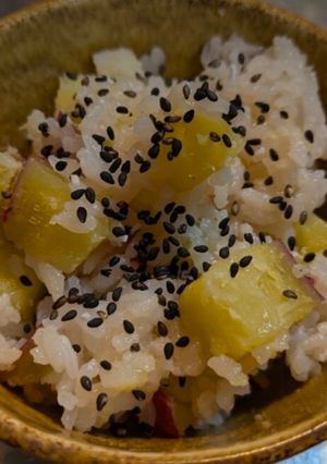炊飯器からの焼き芋とさつま芋ご飯-レシピのメイン写真
