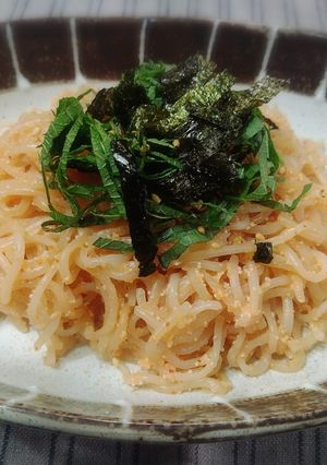 ＊明太マヨしらたき＊-レシピのメイン写真