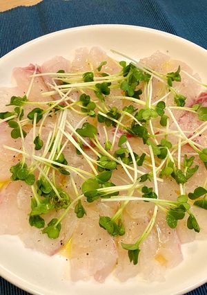簡単⭐︎鯛のカルパッチョ-レシピのメイン写真