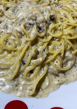 【塩分2.2】ワンパンきのこチーズパスタ-レシピのメイン写真