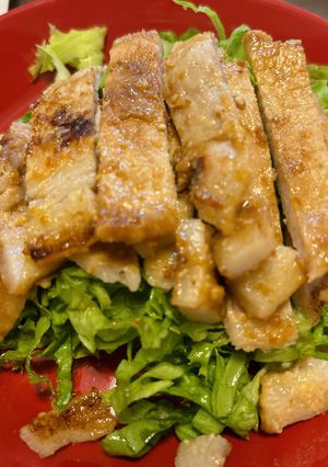 にんにく味噌漬け豚肉のサラダ-レシピのメイン写真