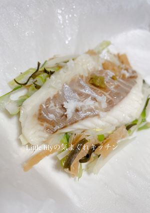 昆布締め鯛のレンジ蒸し-レシピのメイン写真