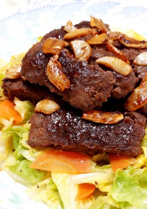 絶品！合い挽きひき肉で☆ミニステーキ-レシピのメイン写真