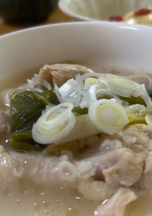 圧力鍋で簡単！手羽元の参鶏湯-レシピのメイン写真
