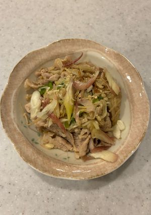 豚肉とキノコのあっさり炒め-レシピのメイン写真