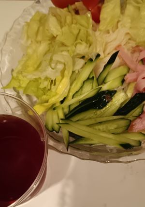 梅キュウそうめん？-レシピのメイン写真