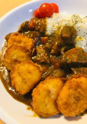 KFCチキンナゲット＆チキンカレー-レシピのメイン写真