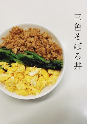 三色そぼろ丼-レシピのメイン写真