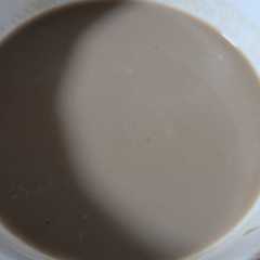 รูปของ ソイリッチでしいたけと豆乳の黒いスープ