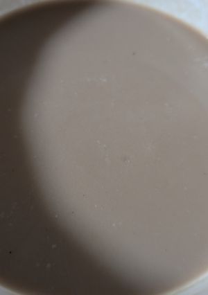 ソイリッチでしいたけと豆乳の黒いスープ-レシピのメイン写真