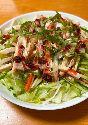 簡単!10分で出来る!麻辣サラダうどん-レシピのメイン写真