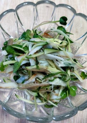 ちくわと細切り野菜の梅風味和え-レシピのメイン写真