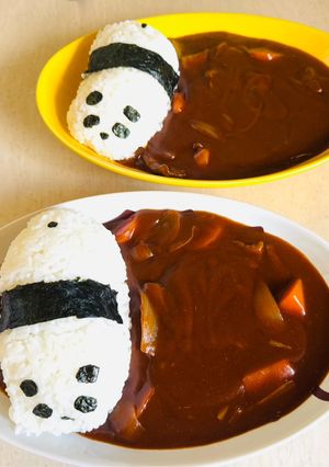 簡単パンダのハヤシライス-レシピのメイン写真