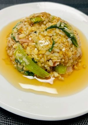 ベーコンとチンゲン菜のあんかけチャーハン-レシピのメイン写真
