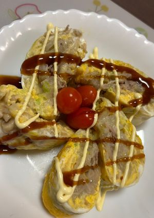 レンチンde簡単白菜お好みロール-レシピのメイン写真